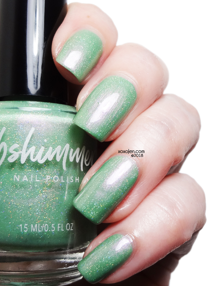 xoxoJen's swatch of KBShimmer Cactus If You Can