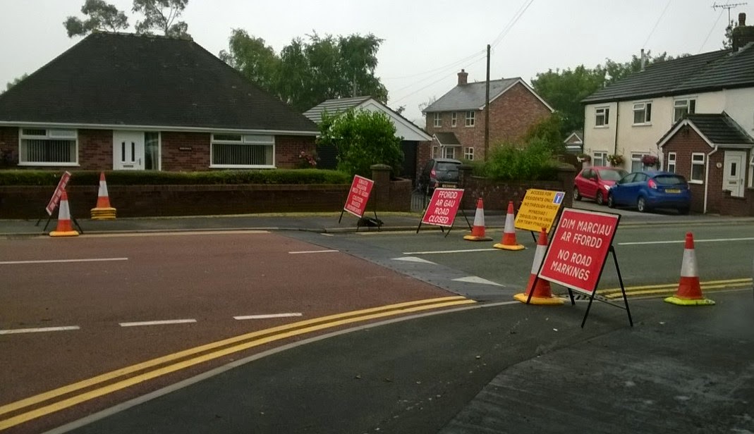 Penyffordd and District A Personal View Chester Rd Closed for