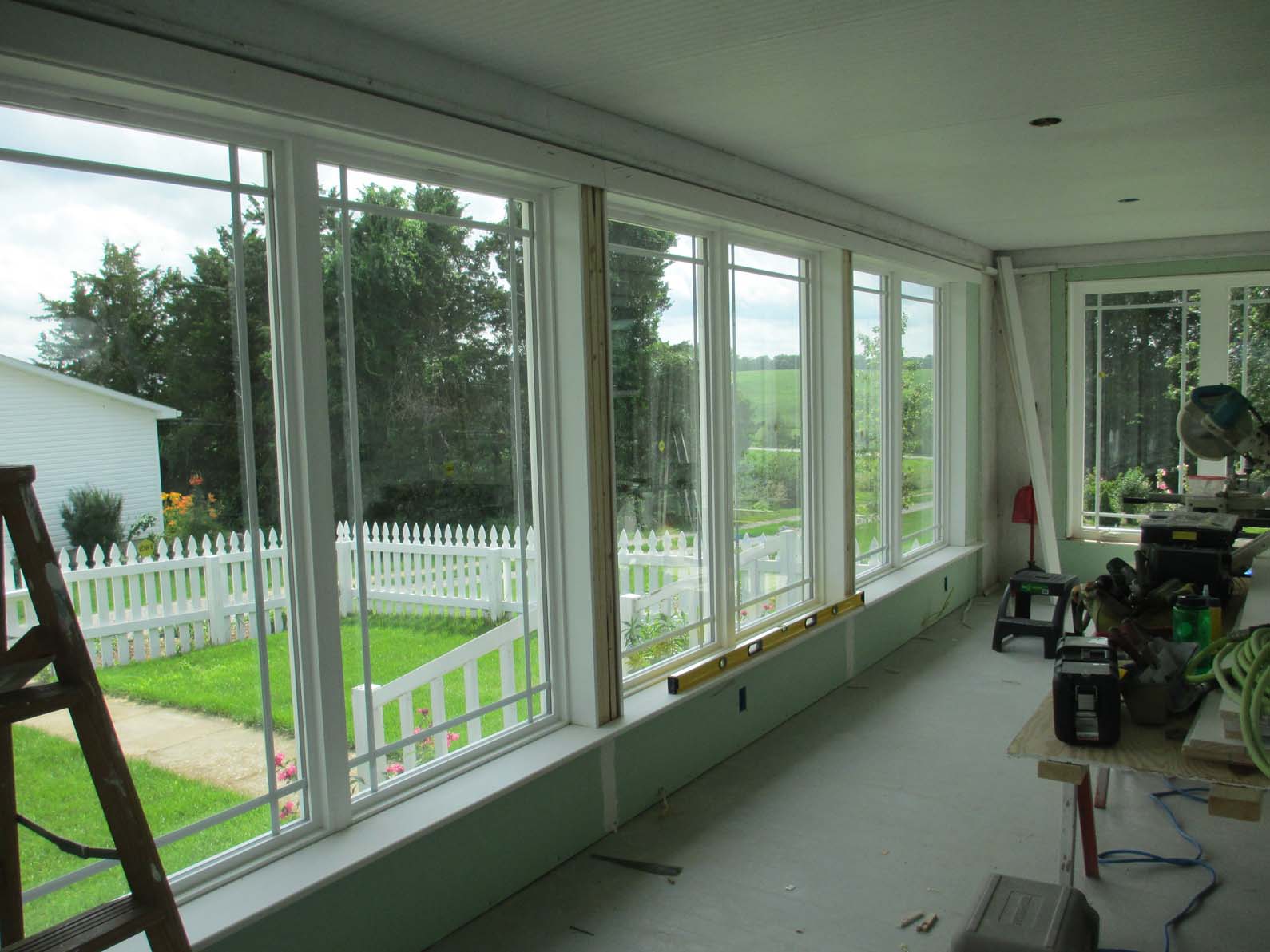 Garden Fancy Sunroom Progress Report (Construction Finished!)