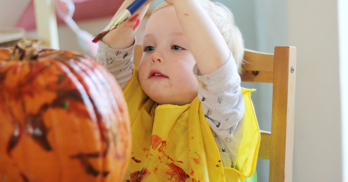 PUMPKIN PAINTING The littlest darlings