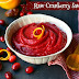 Raw Cranberry Sauce ~ So Easy! (vegan, sugar-free)