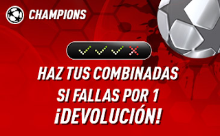sportium Champions: Combinada con seguro 12-13 marzo 2019 sportium Champions: Combinada con seguro 12-13 marzo 2019
