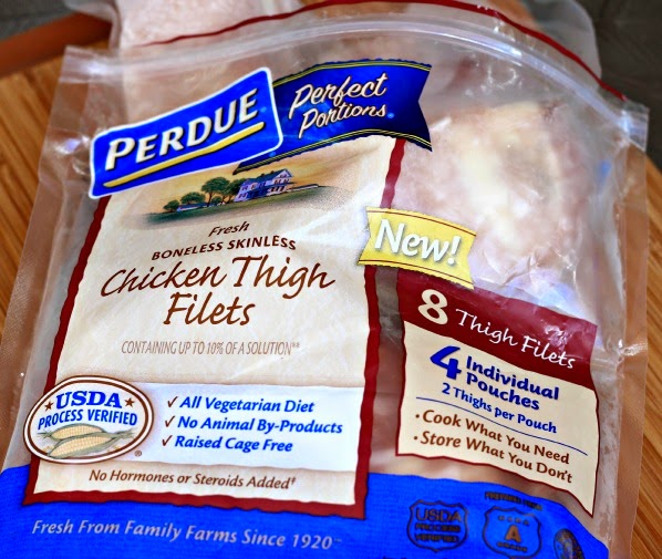 Perdue Perfect Portions® Boneless, Skinless Chicken Thighs to make Grilled Greek Chicken Thighs w/Lemon Parmesan Orzo #perfectportions