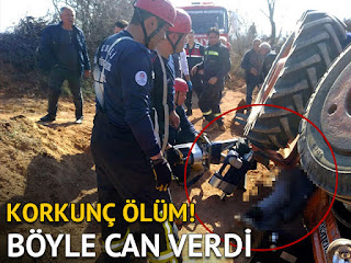 Traktörün altında can verdi! Korkunç ölüm