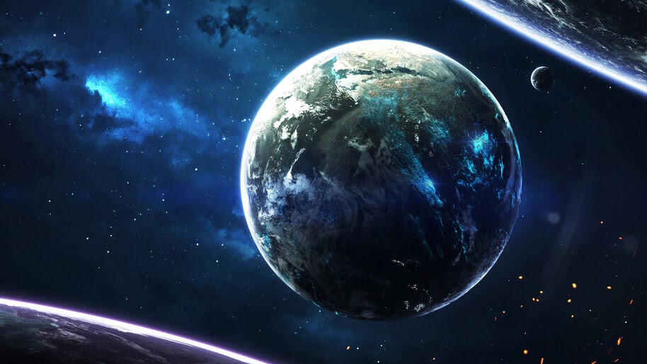 Planet, Space, Stars, 4K, #4.763