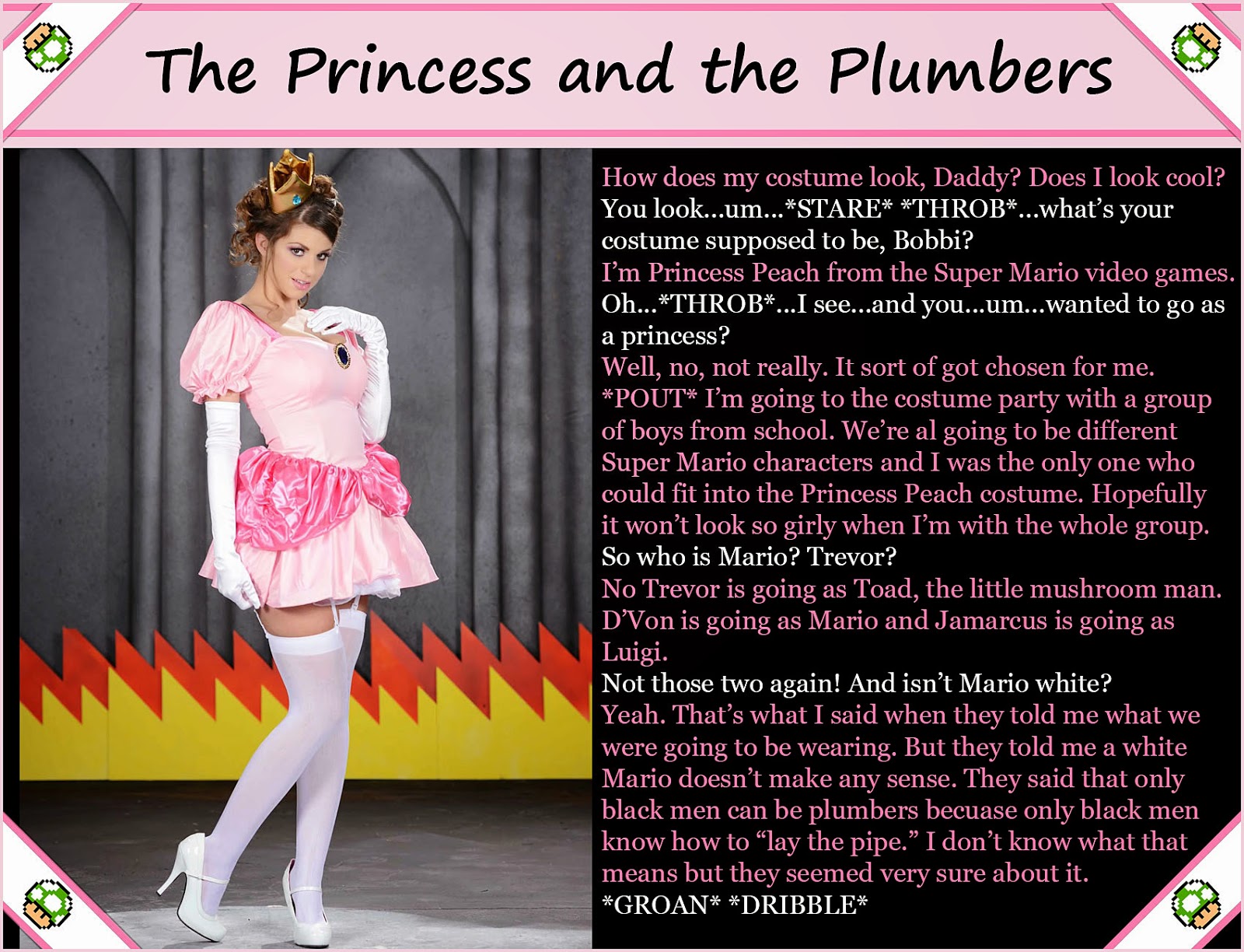 Interracial Sissy Captions The Princess And The Plumbers