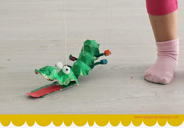 CreaKids: cocodrilo marioneta CreaKids: cocodrilo marioneta