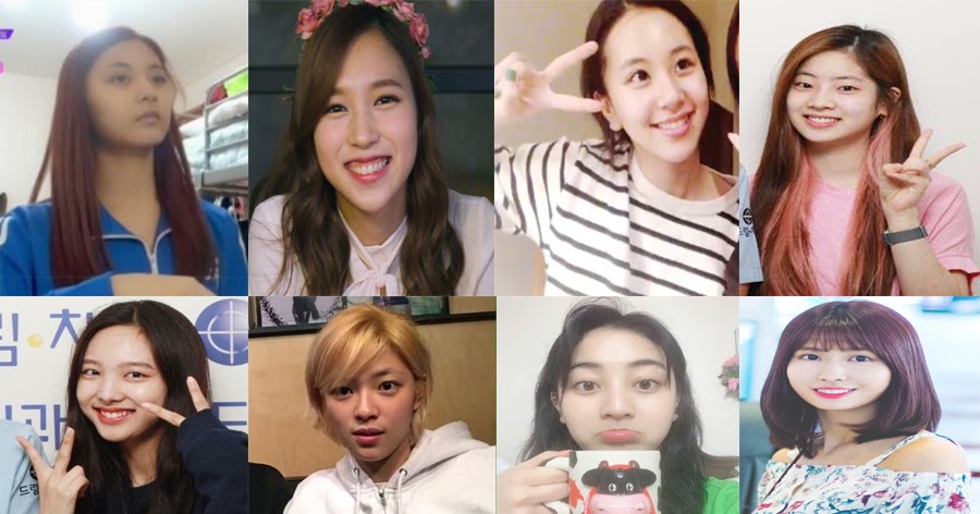 Here's how each member Pictures of Twice Without Makeup.