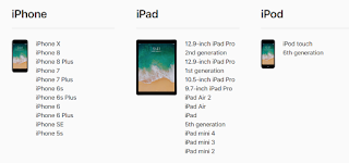compatible devices for iOS 11.3 update