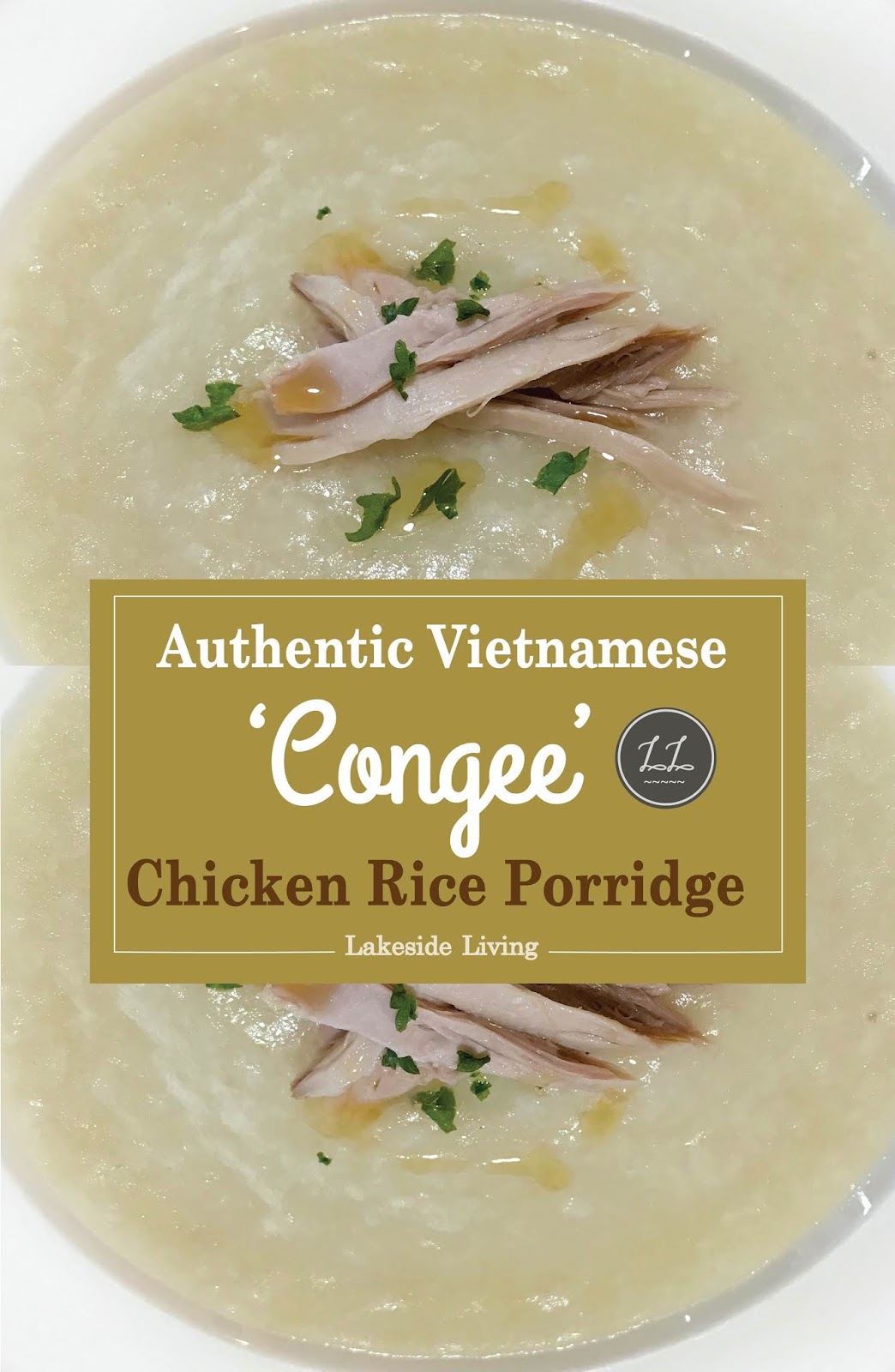 Just like Mom Made Vietnamese Chicken Porridge 'Congee'