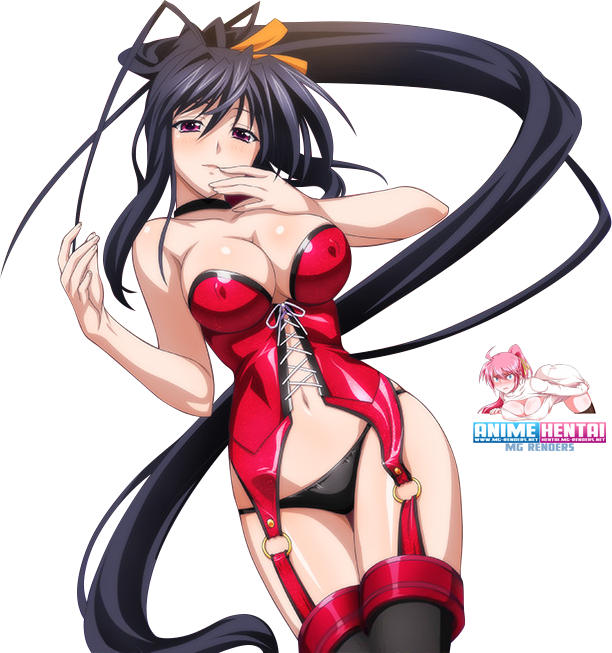 High School Dxd Himejima Akeno Render 74 Anime Png