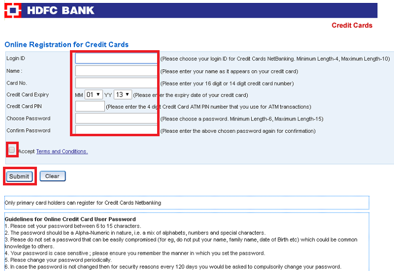 hdfc bank credit card 3d secure password change hdfc bank credit card 3d secure password change