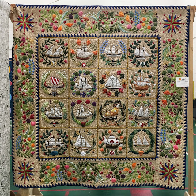 San Francisco Stitch Co. Bayberry Quilt Show Part 2 Applique