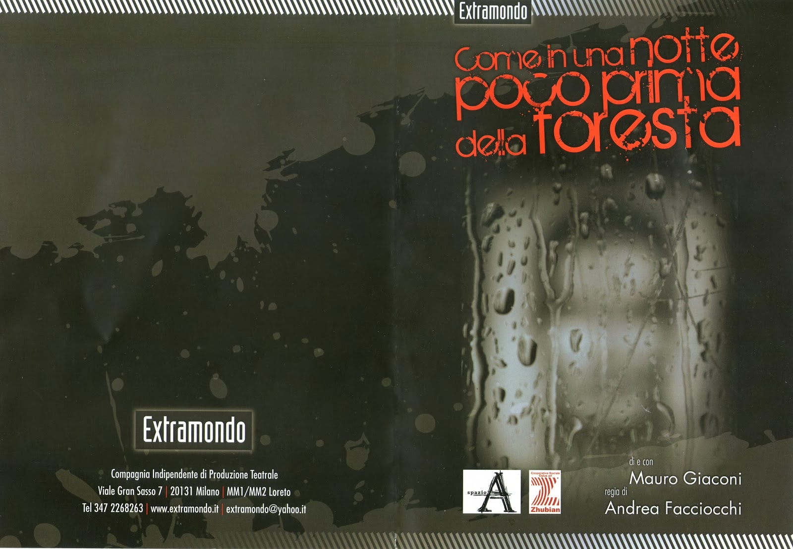 La Notte Poco Prima Della Foresta I Libri cambiano il Mondo: EXTRAMONDO-Come una notte poco prima della