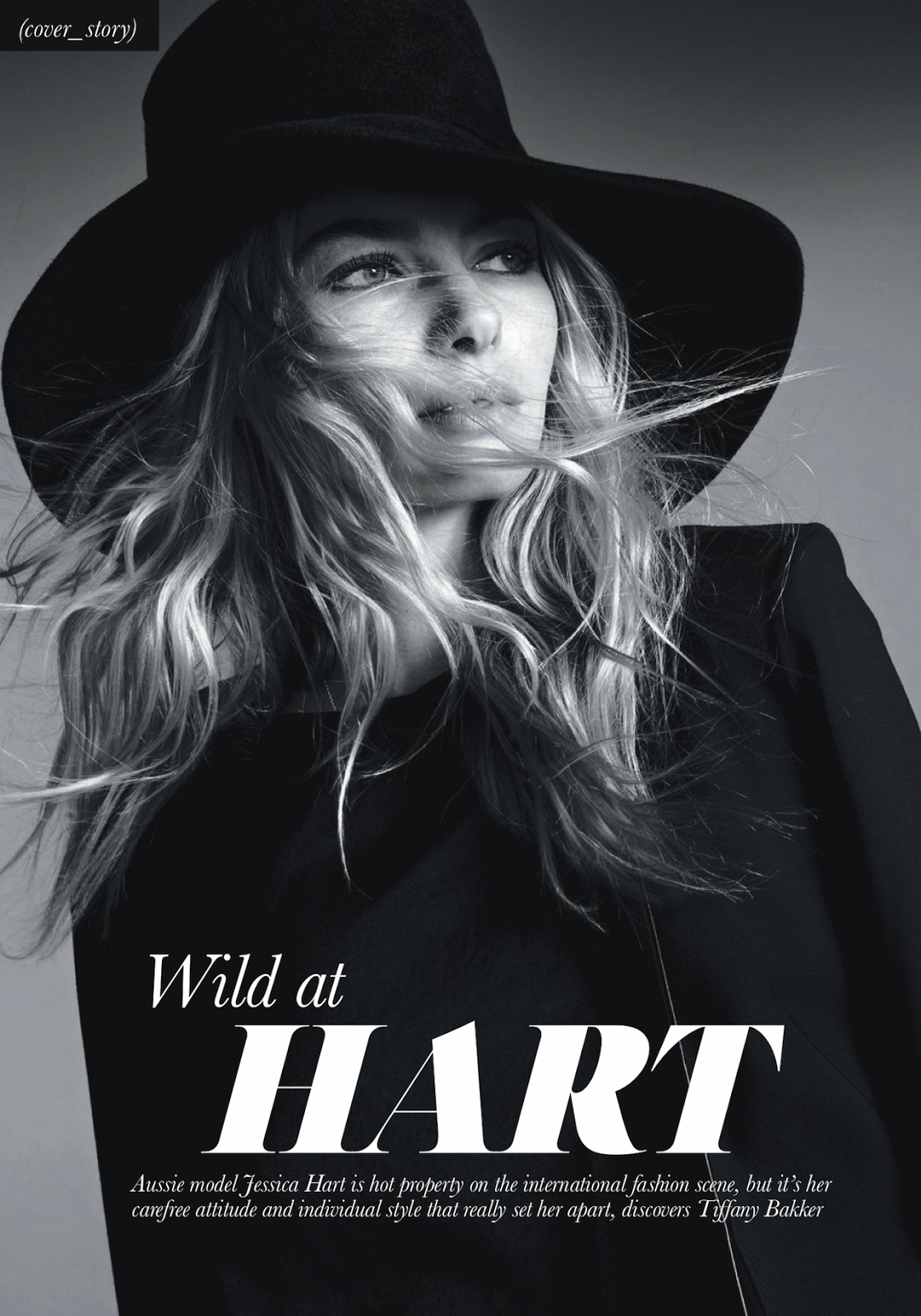 wild at hart: jessica hart by james macari for sunday style 7th april ...