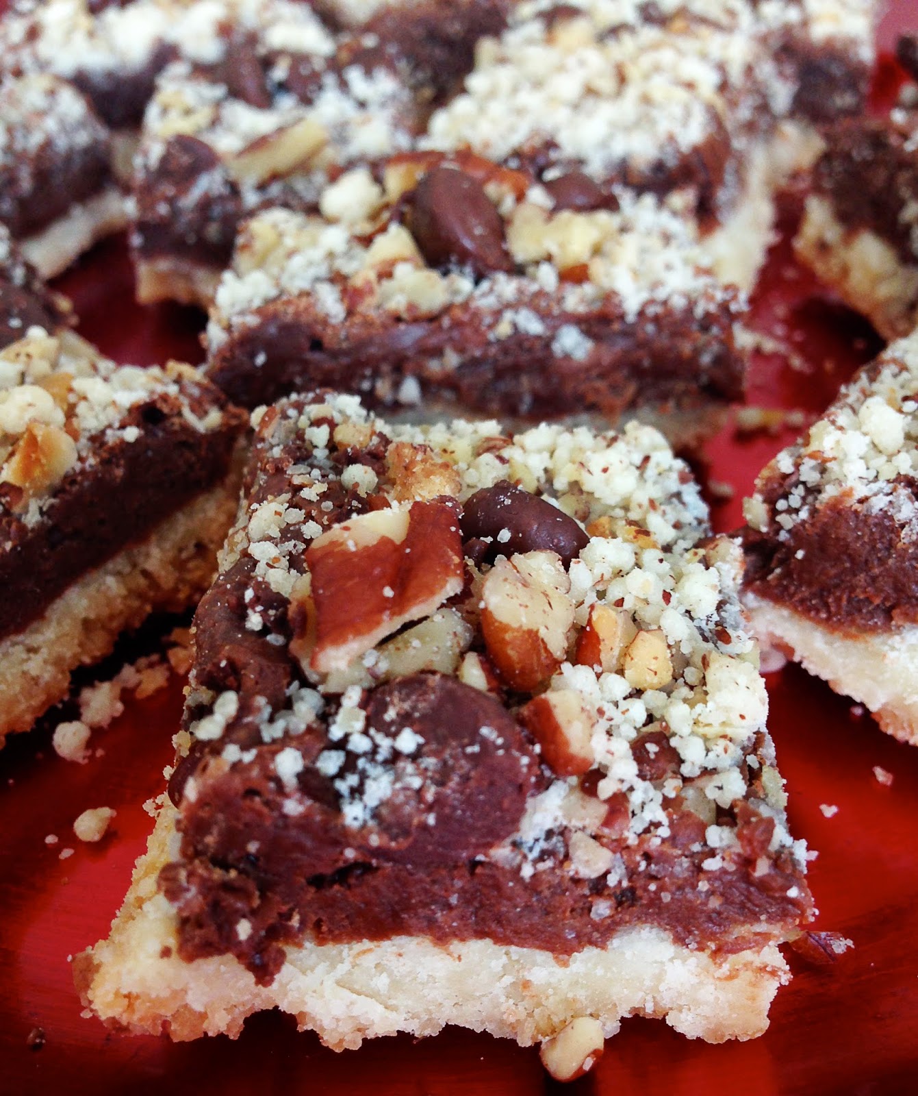 Kylee's Kitchen FUDGY CHOCOLATE NUT BARS