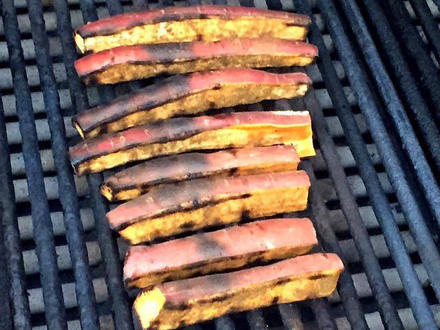 grilled sliced yam