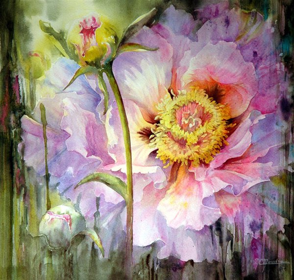 Lovely Floral Paintings By Marie Claire Moudru