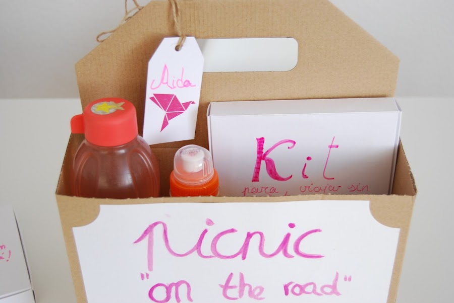 DIY picnic on the road. Picnic para viajes largos.