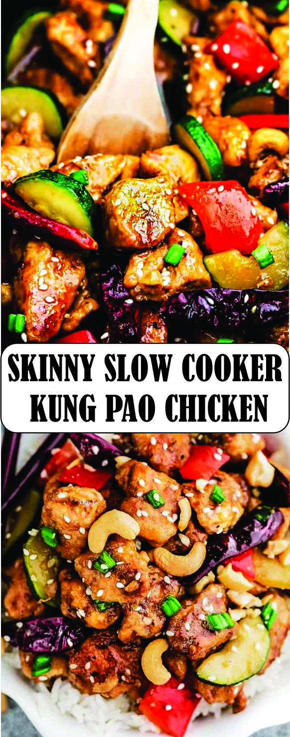 SKINNY SLOW COOKER KUNG PAO CHICKEN | Recipe Spesial Food