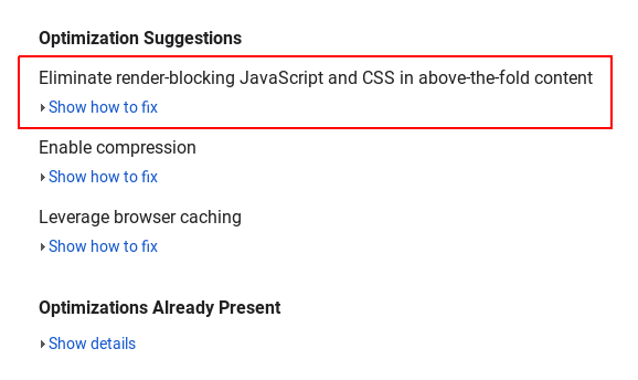 Tips Blogger - Render-Blocking JavaScript and CSS