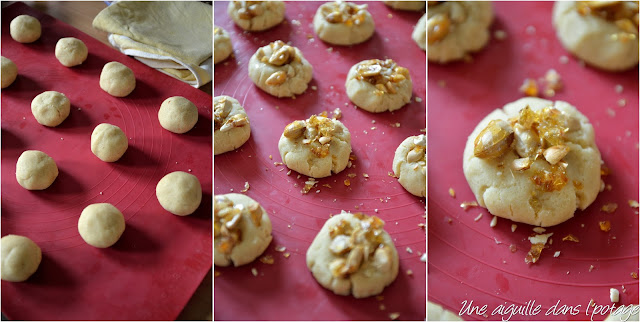 Cookies aux cacahuètes caramélisées (sans oeuf)
