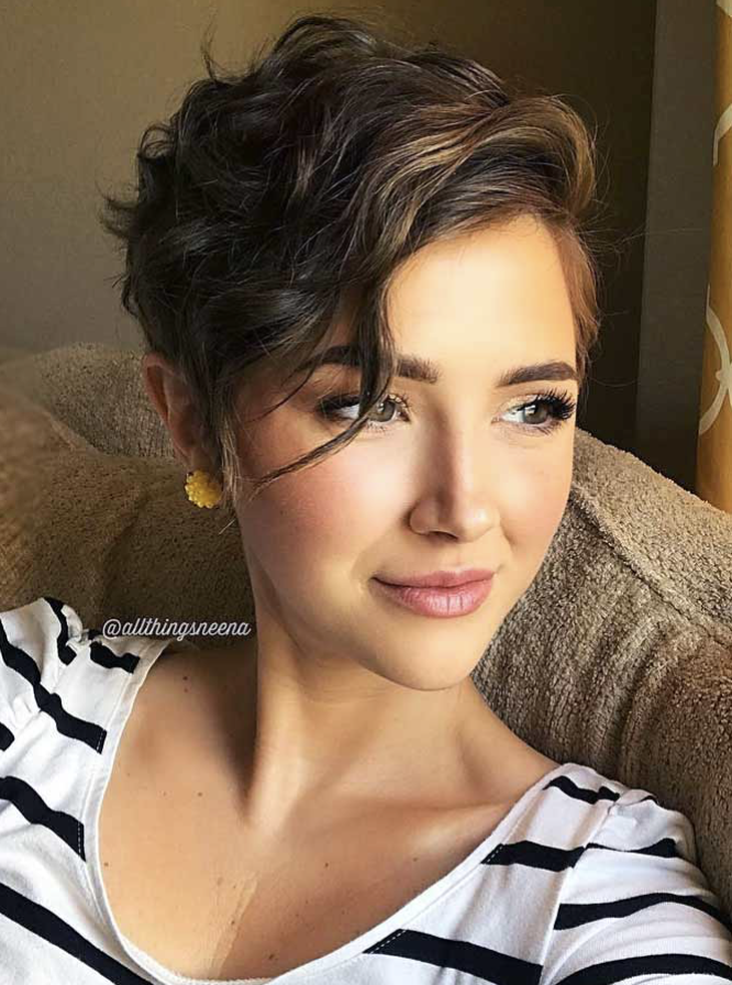 latest hairstyles for short pixie hair 2022