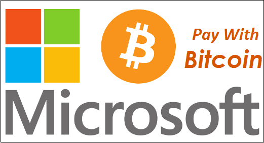 Microsoft Supports Bitcoin Payment