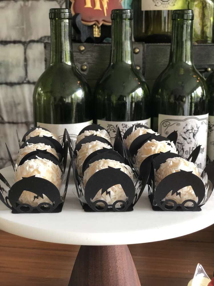 Candy bar temático de Harry Potter lleno de ideas para copiar DIARIODECO