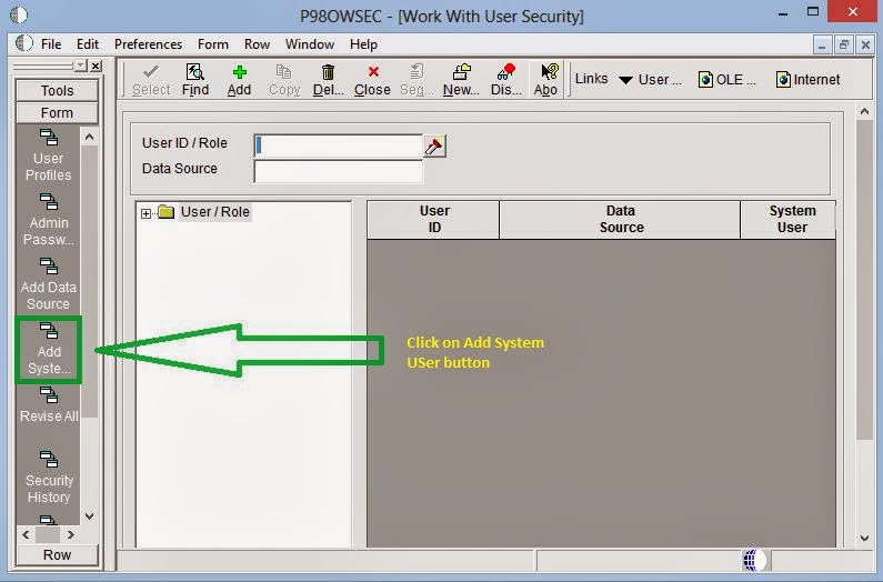 JDE Steps on how to change JDE Administrator password