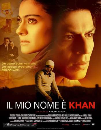 Poster Of My Name Is Khan 2010 Hindi 600MB BRRip 720p ESubs HEVC Watch Online Free Download downloadhub.in