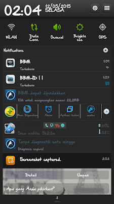 cara install 2 bbm di android