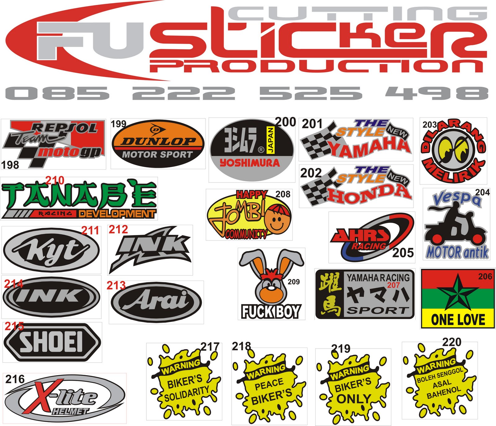 Sticker Cutting Production