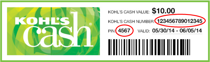 kohl's cash november 2023