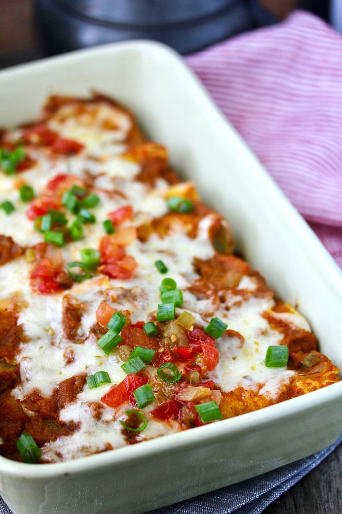 Chicken, Pumpkin, and Bean Enchiladas Chicken, Pumpkin, and Bean Enchiladas