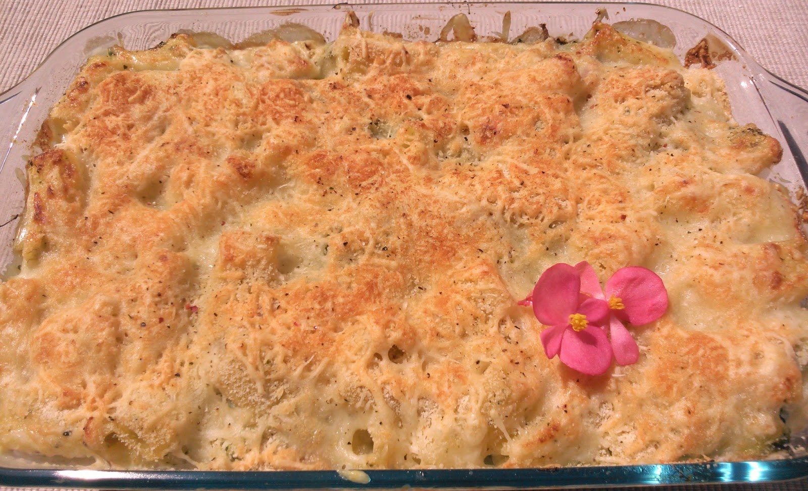 Las recetas de la tata Gratinado de pasta con brócoli
