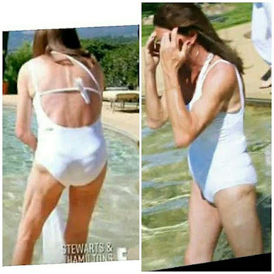 Caitlyn Jenner wears a swimsuit in public