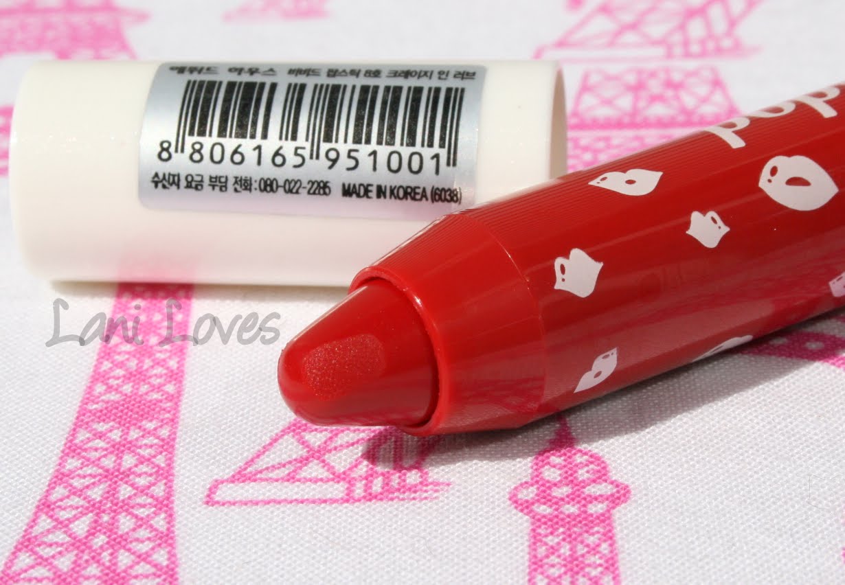 Etude House Vivid Pop Stick 8 - Crazy In Love Swatches & Review