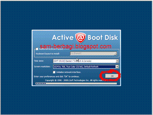 Cara Menjalankan Active@Boot Disk dari Flash Disk dan CD/DVD