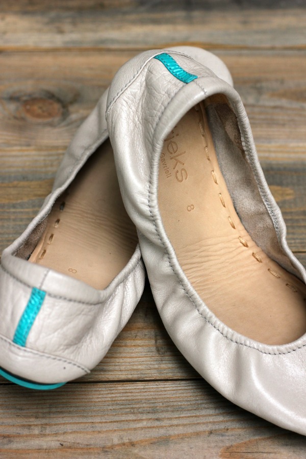 tieks feather grey