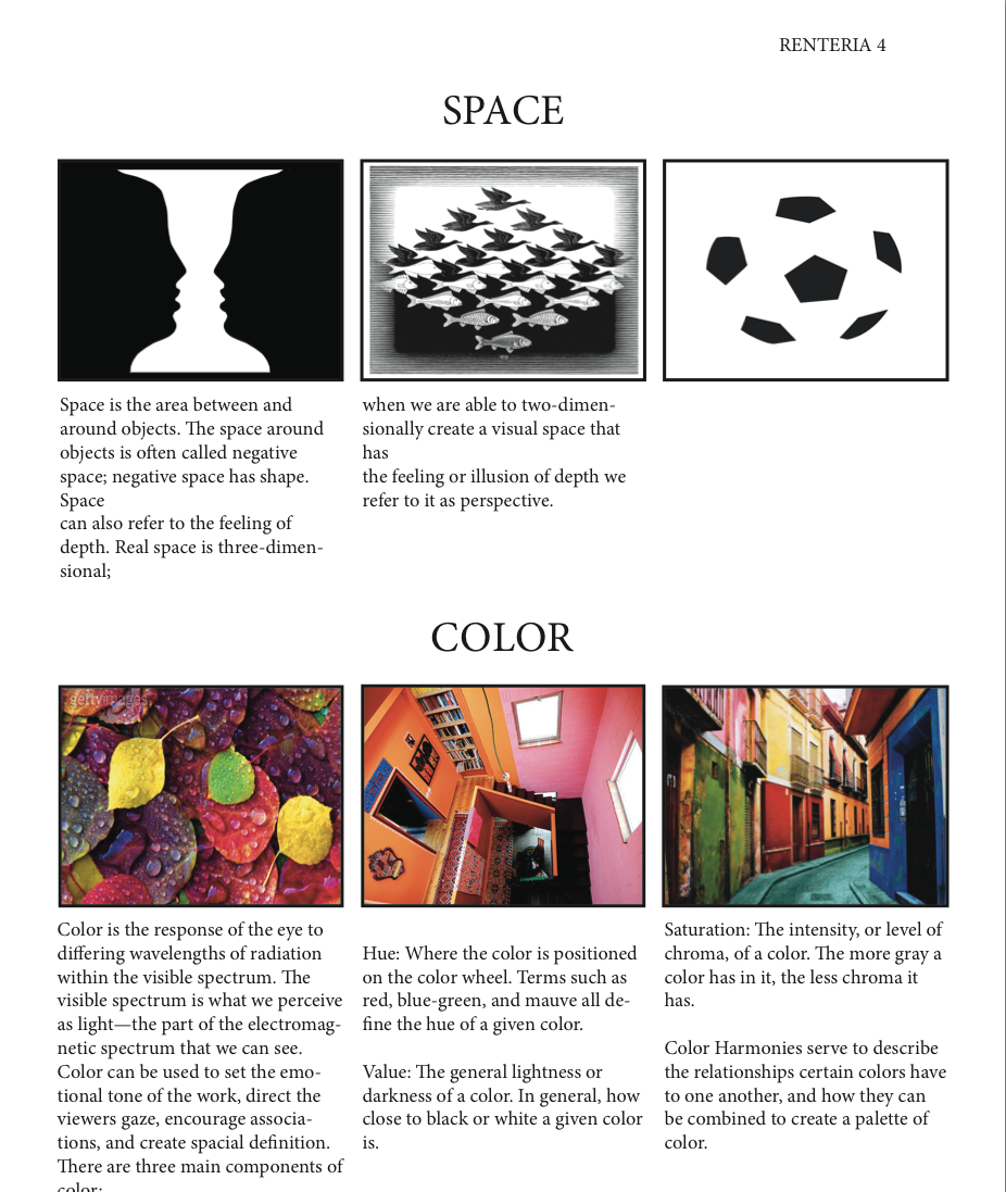 RRENTERIA BLOG PORTFOLIO: Elements of Art & Design Part 1 of 2
