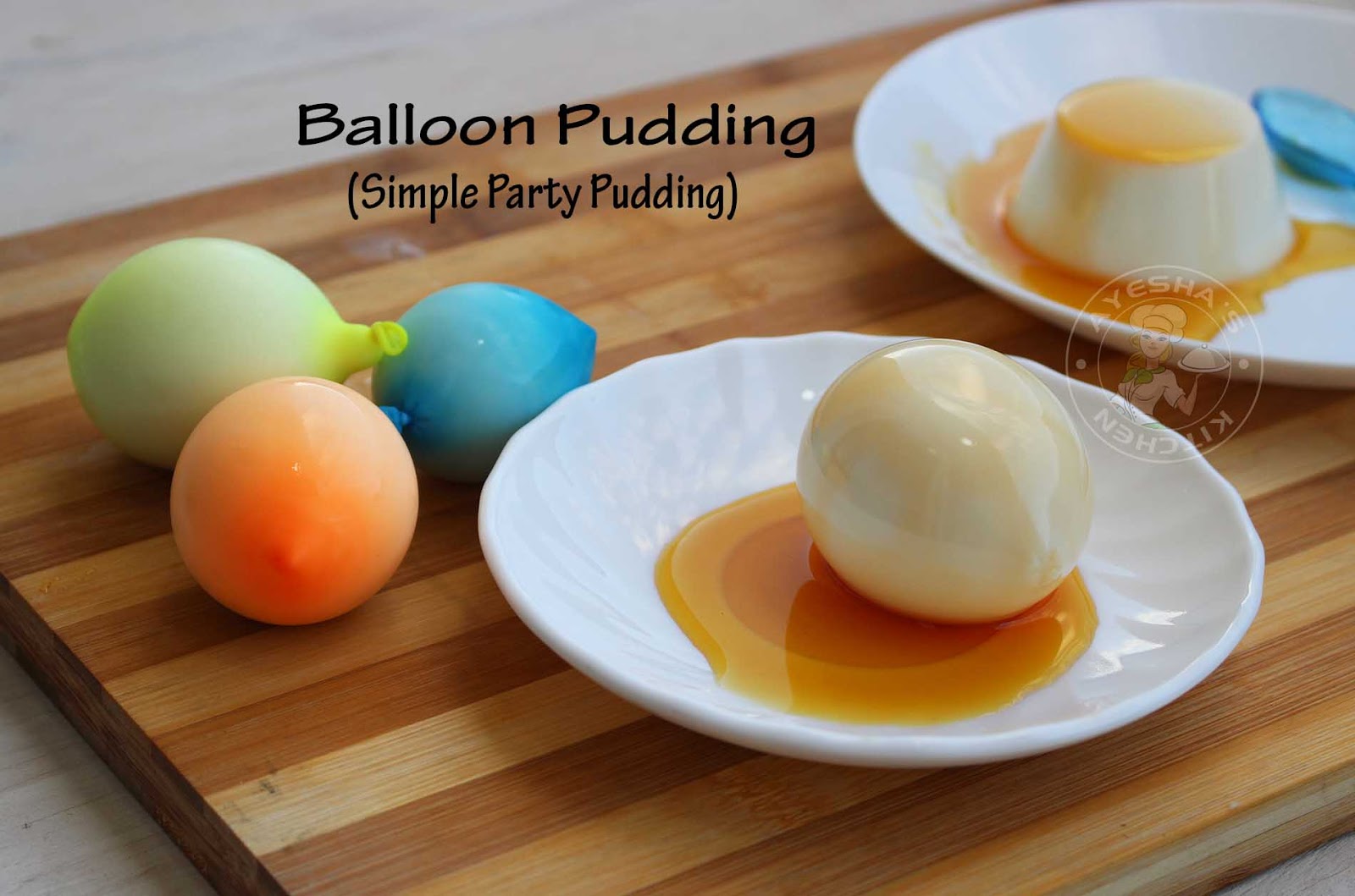 BALLOON PUDDING / EASY VARIETY PUDDING MILK PUDDING IN 5 MINUTES
