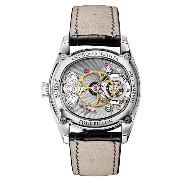  Andreas Strehler Trans-axial Remontoir Tourbillon view of the movement