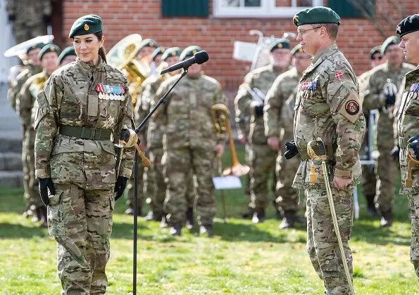 Crown Princess Mary has just been appointed captain of the Home Guard at the 70th anniversary at Nymindegab