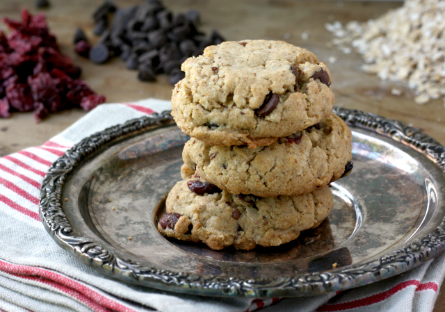 Tahini Oatmeal Chocolate Chip cookies have that wonderful peanut butter cookie texture but are school-friendly since they’re nut-free.