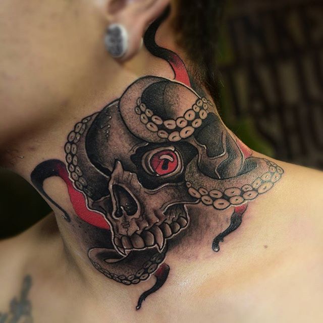  Gambar Tato Gurita  Terbaru Paling Keren Octopus Tattoo 