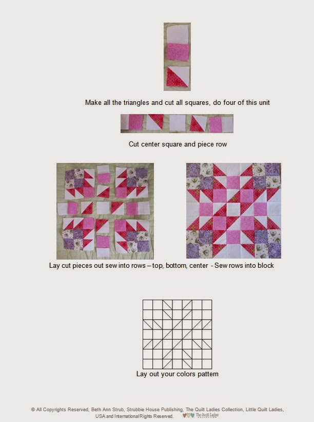 sample pattern for B. Annie Quilt Block Pattern Book