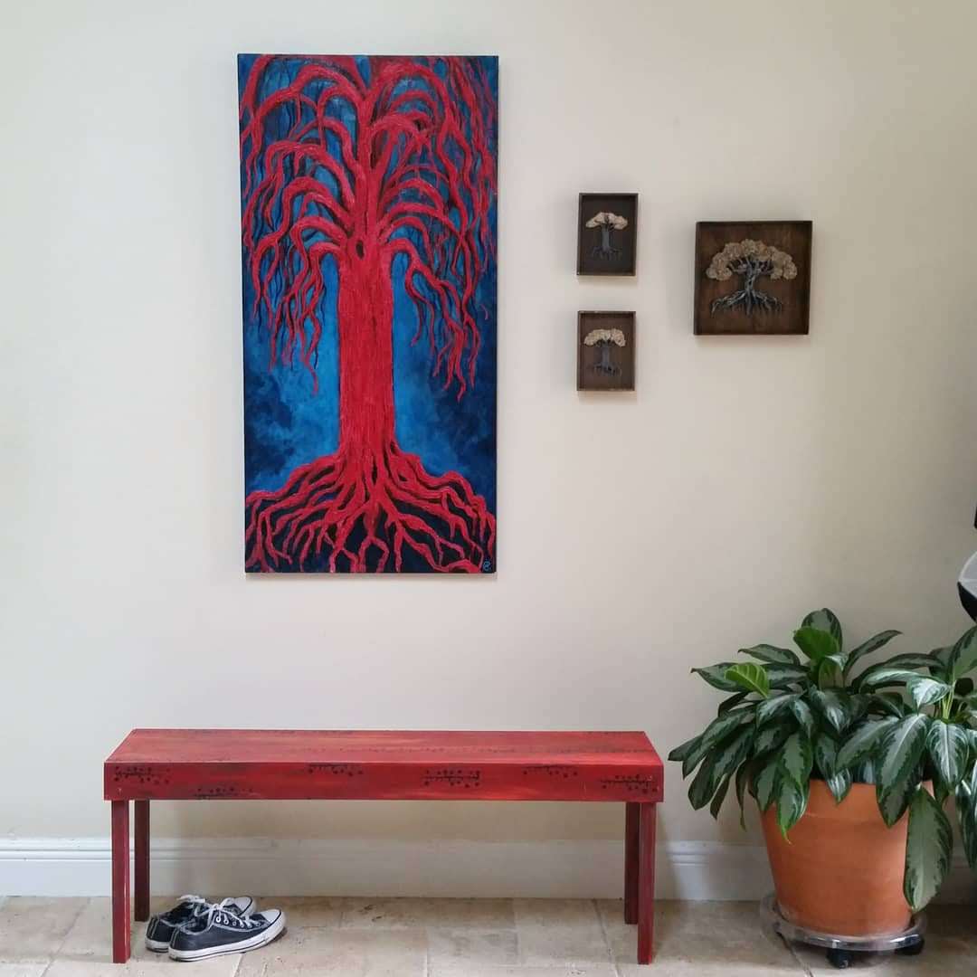 The Red Tree 48" X 24"