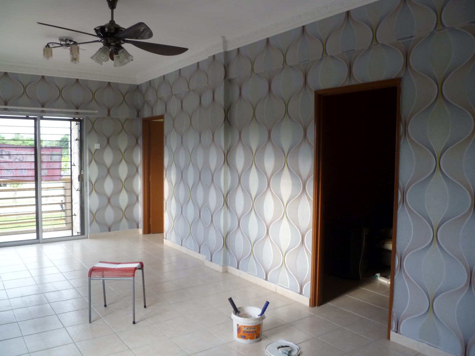 Apartment Kajang Impiana dipenuhi hiasan wallpaper  BAITI 