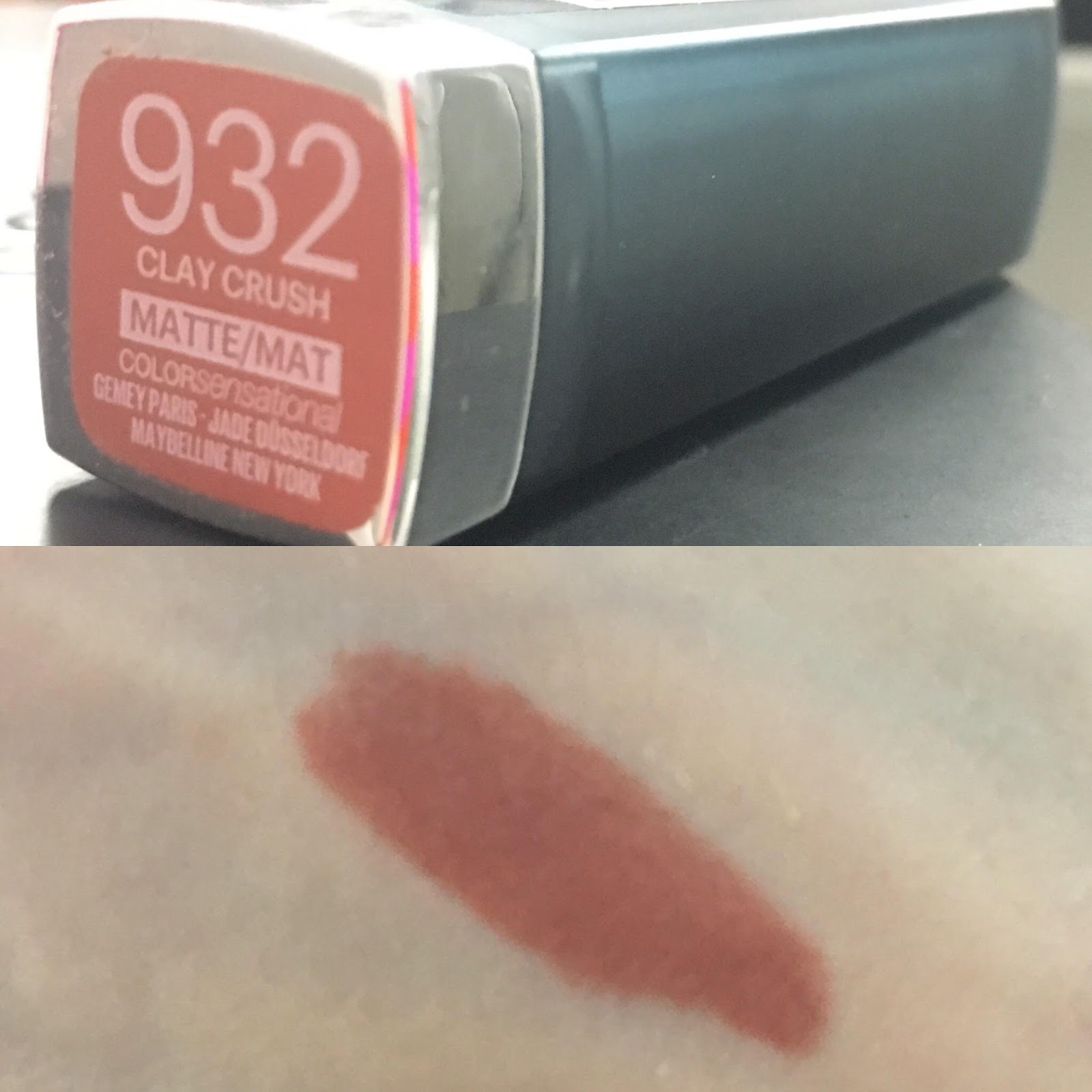 This Maybelline Color Sensational matte lipstick in 'Clay Crush' ...